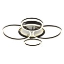 Globo 48477-40C LED přisazené stropní svítidlo ALVIS  | 40W integrovaný LED zdroj | 1350lm | 4000K | černá