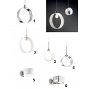 závěsné stropní svítidlo Ideal lux Anello Ring AP1 1x40W G9  - moderní