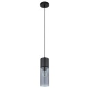 Globo 21000HB závěsné stropní svítidlo Annika 1x25W | E27 - černá, kouřová