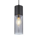 Globo 21000HB závěsné stropní svítidlo Annika 1x25W | E27 - černá, kouřová