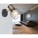 Globo 54013-1 nástěnné svítidlo Argusto 1x40W | E27 - černá