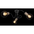 Globo 54013-3 přisazené stropní svítidlo Argusto 3x40W | E27 - černá