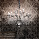Ideal Lux 073132 stropní závěsné svítidlo Artu 12x40W | E14 - nikl