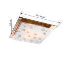 Globo 40412-3 přisazené stropní svítidlo Ayana 3x40W | E27