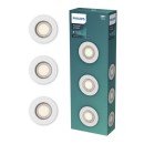Philips 8721103037077 sada zápustných svítidel Peridot GU10 | bílá