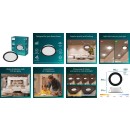 Philips 8721103131256 LED zápustné svítidlo MESON | 6W integrovaný LED zdroj | 340lm | 3000K | černá