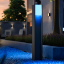 Philips Hue 8721103118516 LED venkovní sloupek Turaco | 8W integrovaný LED zdroj | 1100lm | 2000-6500K | rgb - barevné | stmívač | antracit