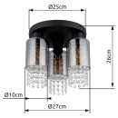Globo GLB15799-3D přisazené stropní svítidlo BACKEY  E27