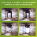 Philips 8720169362000 LED solární žárovka | 3W integrovaný LED zdroj | 500lm | 4000K