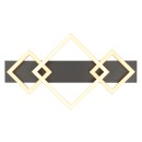 Globo GLB67330G-24 LED přisazené stropní svítidlo BEATRIX  | 24W integrovaný LED zdroj | 1020lm | 3000K