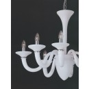 Ideal Lux 019383v závěsné stropní svítidlo White Lady Bianco 5x40W|E14