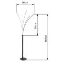 Globo GLB59229B LED stojací lampa BIZZY  | 36W integrovaný LED zdroj | 910lm | 3000K