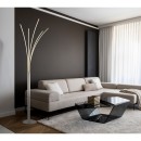 Globo 59229N LED stojací lampa BIZZY | 36W integrovaný LED zdroj | 1350lm | 3000K | s vypínačem | chrom