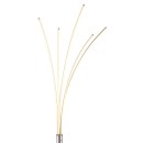 Globo 59229N LED stojací lampa BIZZY | 36W integrovaný LED zdroj | 1350lm | 3000K | s vypínačem | chrom