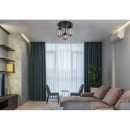 Globo 15345-3D přisaezné stropní svítidlo Blacky I 3x40W | E14 - černá, kouřová