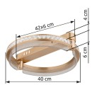 Globo GLB67196-36 LED přisazené stropní svítidlo BLONDIE  | 36W integrovaný LED zdroj | 2000lm | 2700-6500K