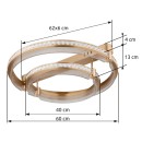 Globo GLB67196-78 LED přisazené stropní svítidlo BLONDIE  | 78W integrovaný LED zdroj | 4134lm | 2700-6500K