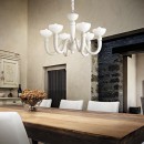závěsné svítidlo Ideal lux Bon Bon SP8 8x40W E14  - elegantní moderna