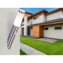 Globo 3157S venkovní nástěnná lampa s pohybovým čidlem Boston 1x60W | E27 | IP44 - nerez, opál