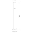 Globo 31588A venkovní sloupek Boston 1x60W | E27 | IP44 - antracit