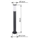 Globo 31588A venkovní sloupek Boston 1x60W | E27 | IP44 - antracit