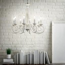 Ideal Lux 066622 závěsné stropní svítidlo Brandy 5x40W|E14 - bílá