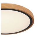 Globo 41764-12 LED stropní svítidlo Bruno 1x12W | 530lm | 3000-4500-6000K - opál, černá, hnědá