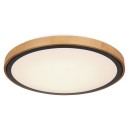 Globo 41764-24 LED stropní svítidlo Bruno 1x24W | 1000lm | 3000-4500-6000K - opál, černá, hnědá