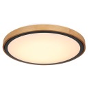 Globo 41764-24 LED stropní svítidlo Bruno 1x24W | 1000lm | 3000-4500-6000K - opál, černá, hnědá