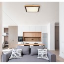 Globo 41764-24Q LED stropní svítidlo Bruno 1x24W | 1020lm | 3000-4500-6000K - opál, černá, hnědá