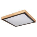 Globo 41764-24Q LED stropní svítidlo Bruno 1x24W | 1020lm | 3000-4500-6000K - opál, černá, hnědá