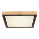 Globo 41764-24Q LED stropní svítidlo Bruno 1x24W | 1020lm | 3000-4500-6000K - opál, černá, hnědá