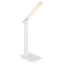 Globo 58400W LED stolní svítidlo Bulla 1x6W | 350lm | 3000-4500-6000K - stmívatelná, USB, dotykový spínač, bílá