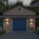 Philips 8721103104830 LED venkovní nástěnné svítidlo Zyra  | 4W integrovaný LED zdroj | 800lm | 2700K | antracit
