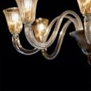 Ideal Lux 005843 závěsné stropní svítidlo Ca Foscari 6x40W|E14 - zlaté