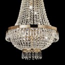Ideal Lux 114712 závěsné stropní svítidlo Caesar Oro 4x40W|G9 - křišťál