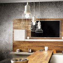 Ideal Lux 114927 závěsné stropní svítidlo Cage Round 1x60W|E27 - bílé