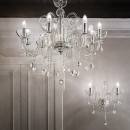 závěsné svítidlo - lustr Ideal lux CANALETTO Ambra 8x40W E14 - jantar
