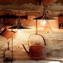 Ideal Lux 088259 závěsné stropní svítidlo Cantina Rame 1x40W|E14 - měď