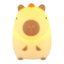 Globo 2874 LED stolní lampička CAPYBARA  | 2W integrovaný LED zdroj | 20lm | rgb - barevné | s vypínačem | béžová