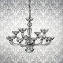Ideal Lux 095622 závěsné stropní svítidlo Casanova Fume 12x40W|E14