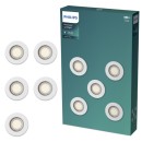 Philips 8721103037138 sada zápustných svítidel Peridot  GU10 | bílá