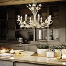 Ideal Lux 121857 závěsné stropní svítidlo Champagne 6x40W|E14