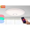 Globo 41386-30RGBSH LED stropní svítidlo Connor 1x30W | 2400lm | 3000-6000K | RGB - smart light, dálkové ovládání, stmívatelné, noční režim, paměťová funkce, časoač, třpytivý efekt, bílá