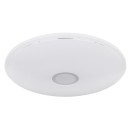 Globo 41386-30RGBSH LED stropní svítidlo Connor 1x30W | 2400lm | 3000-6000K | RGB - smart light, dálkové ovládání, stmívatelné, noční režim, paměťová funkce, časoač, třpytivý efekt, bílá