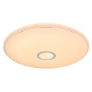 Globo 41386-30RGBSH LED stropní svítidlo Connor 1x30W | 2400lm | 3000-6000K | RGB - smart light, dálkové ovládání, stmívatelné, noční režim, paměťová funkce, časoač, třpytivý efekt, bílá