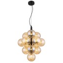 Globo 56146H LED závěsné stropní svítidlo CONOR integrovaný LED zdroj | černá