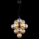 Globo 56146H LED závěsné stropní svítidlo CONOR integrovaný LED zdroj | černá