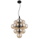 Globo 56146H LED závěsné stropní svítidlo CONOR integrovaný LED zdroj | černá