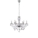 Globo 63116-6 křišťálové závěsné stropní svítidlo Cuimbra 6x40W | E14